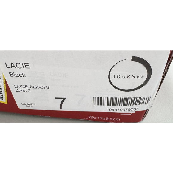 Journee Collection Lacie Shoes Womens Size 7 Black Slip On Loafers Moc Toe Bit - Picture 16 of 16